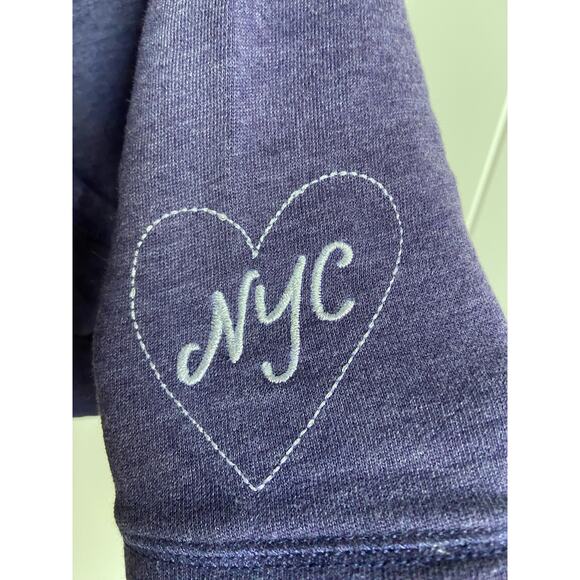 abercrombie kids Girls Hoodie Sz 11 12 Purple Sequined Full Front Zip Sweatshirt - Picture 6 of 8